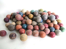 UpperDutch:Marbles,Clay Marbles, Set of 75 Antique Clay Marbles, old marbles.