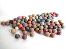 UpperDutch:Marbles,Clay Marbles, Set of 75 Antique Clay Marbles, old marbles.