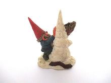Miniature Gnome figurine 'Jonathan' 1994 after a design by Rien Poortvliet, Klaus Wickl, snowman, snow-gnome.