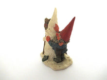 Miniature Gnome figurine 'Jonathan' 1994 after a design by Rien Poortvliet, Klaus Wickl, snowman, snow-gnome.