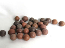 UpperDutch:Marbles,Set of 30 Antique Clay Marbles, Antique marbles.