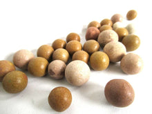 UpperDutch:Marbles,Clay Marbles, Set of 30 Antique Clay Marbles, Antique marbles.