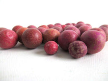 UpperDutch:Marbles,Clay Marbles, Set of 30 Pink Antique Clay Marbles, Antique marbles.