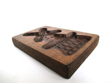 UpperDutch:Cookie Mold,Springerle mold, Vintage Small Windmill Wooden cookie mold.