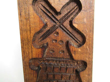 UpperDutch:Cookie Mold,Springerle mold, Vintage Small Windmill Wooden cookie mold.