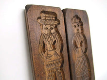 UpperDutch:Cookie Mold,Set of 2 Springerle molds, Vintage Wooden cookie molds.