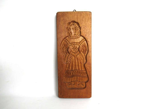 UpperDutch:Cookie Mold,Wooden Cookie Mold, Folk art Springerle cookie mold.