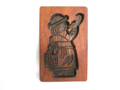 UpperDutch:Cookie Mold,Springerle mold, Vintage Wooden cookie mold.