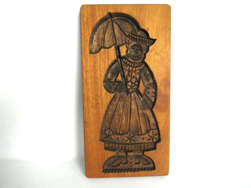 UpperDutch:Cookie Mold,Springerle Cookie Mold, Folk art wooden cookie mold.
