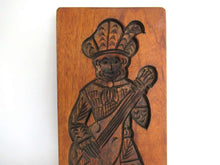 UpperDutch:Cookie Mold,Springerle, Wooden cookie mold. Wooden Folk Art Cookie Mold. speculaas plank.