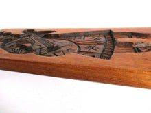 UpperDutch:Cookie Mold,Springerle, Wooden cookie mold. Wooden Folk Art Cookie Mold. speculaas plank.