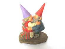 'Will and Ann' Dancing Gnome couple, kissing gnome couple. David the gnome after a design by Rien Poortvliet.