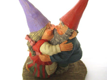 'Will and Ann' Dancing Gnome couple, kissing gnome couple. David the gnome after a design by Rien Poortvliet.