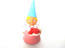 Lisa the Gnome after a design by Rien Poortvliet, Brb Gnome. Serving tea. Tea gift.