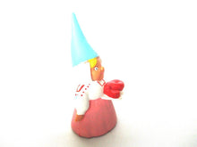 Lisa the Gnome after a design by Rien Poortvliet, Brb Gnome. Serving tea. Tea gift.