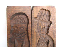 UpperDutch:Cookie Mold,Set of 2 molds, Vintage Wooden Springerle cookie molds.