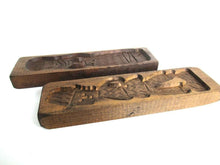 UpperDutch:Cookie Mold,Set of 2 molds, Vintage Wooden Springerle cookie molds.