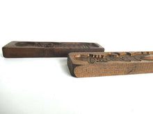 UpperDutch:Cookie Mold,Set of 2 molds, Vintage Wooden Springerle cookie molds.