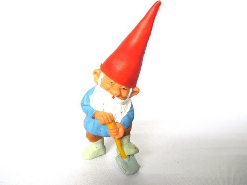 Gnome with shovel, Gnome after a design by Rien Poortvliet, Brb Gnome, David the Gnome.