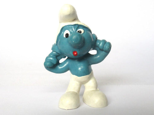 Grumpy Smurf, Schleich, Peyo, Pvc figurine.