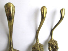 UpperDutch:Hooks and Hardware,Set of 3 Brass Lion Head Wall hooks