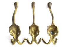 UpperDutch:Hooks and Hardware,Set of 3 Brass Lion Head Wall hooks