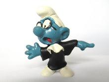 Brainy Smurf Gown Toga Judge, Schleich, Peyo, Pvc figurine.