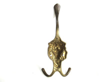 UpperDutch:Hooks and Hardware,Lion hook Solid Brass Lion Head Coat hook. Decorative animal storage solution. Ornate wall fixtures.