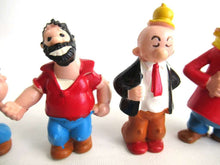 UpperDutch:Figurines,Popeye the sailor man. Set of 5 vintage pvc figurine's Popeye Olive Brutus Wimpy and Dufus
