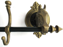 UpperDutch:Home and Decor,Coat Rack Horse Head Coat Rack, Antique Coat Rack, Equestrian Coat rack, Antique Wall Rack, Horse Stable Decor.