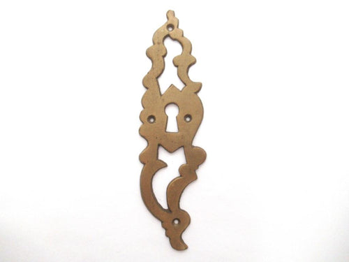 Solid Brass Keyhole plate, cover, escutcheon, key hole frame.