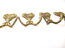 1 (ONE) Brass Towel hook, Kitchen hook, Solid brass coat hook.