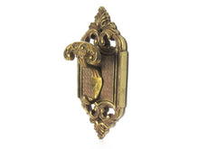 Victorian style Wall hook, Coat hook made in Italy. Storage solution, coat hanger. Ornate wall fixtures, Brev.