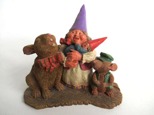 UpperDutch:Gnomes,Classic Gnomes 'Living Together' Gnome Figurine after a design by Rien Poortvliet.