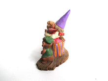 UpperDutch:Gnome,Classic Gnomes 'Living Together' Gnome Figurine after a design by Rien Poortvliet.