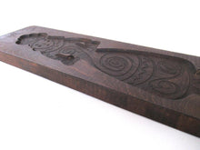 Wooden cookie mold. Wooden Dutch Folk Art Cookie Mold. speculaas plank, speculoos.