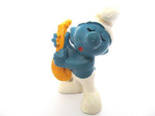 Lute Smurf, Musical smurf, the smurfs, Schleich, Peyo, Pvc figurine.