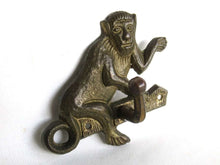 UpperDutch:Hooks and Hardware,Antique Monkey Hook, Solid Brass Wall hook Coat hook, Kitchen hook, Towel hook.