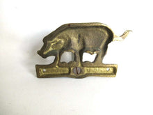 UpperDutch:Hooks and Hardware,Antique Pig Hook, Solid Brass Wall hook Coat hook, Kitchen hook, Towel hook.