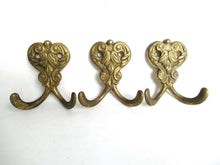 UpperDutch:Hooks and Hardware,Set of 3 Small Wall hooks, Antique Coat hook, Towel hook, Kitchen hook.