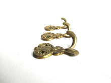 UpperDutch:Hooks and Hardware,Set of 3 Small Wall hooks, Antique Coat hook, Towel hook, Kitchen hook.