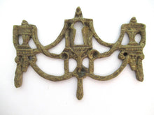 Keyhole cover with Buck-Ram, antique escutcheon, keyhole frame, solid brass.