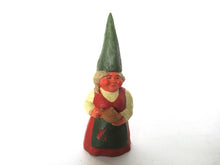 Gnome figurine, Tilly, Klaus Wickl 1993, Enesco, Rien Poortvliet, Miniature collectible gnomes.