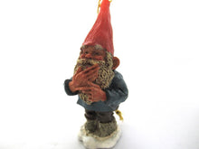Miniature collectible laughing gnome, Willie, 1996, Enesco, Rien Poortvliet, hanging ornament.