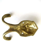 UpperDutch:Hooks and Hardware,Brass Lion Head Coat hook Wall hook Solid Brass. Decorative animal storage solution, coat hanger.