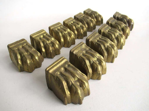 UpperDutch:Hooks and Hardware,1 (ONE) Brass Lion Paw, Solid Brass Claws / Feet, Antique Cabinet Hardware, Foot