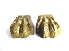 UpperDutch:Hooks and Hardware,Set 2 pcs Brass Lion Paws, Solid Brass Claws, Cabinet Hardware, Foot.