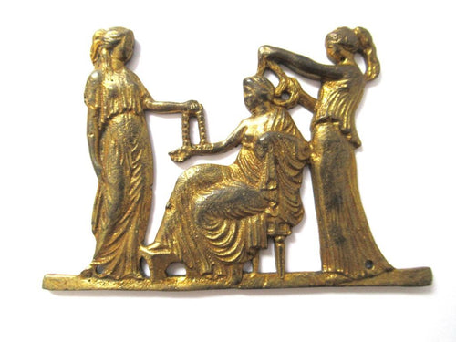 Antique embellishment, ornament, pediment. Empire.