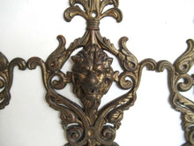 UpperDutch:Hooks and Hardware,Set of 3 Lion Coat Hooks, Vintage Antique Lion Head Coat Hook, Victorian style.