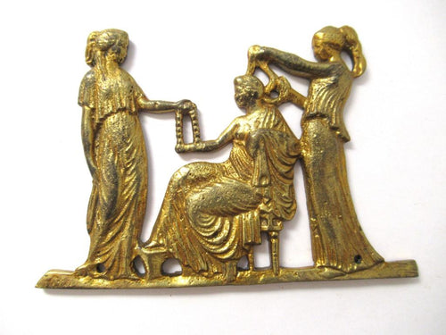 Antique embellishment, ornament, pediment. Empire.